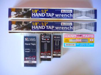 Hand Taps M8 M10 M12 1/8"-1/2"