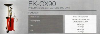 EX-OX90 90L PNEUMATIC OIL EXTRACTOR