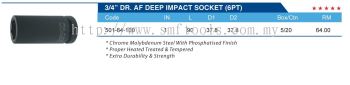 3/4" DR. AF DEEP IMPACT SOCKET (6 PT)