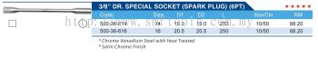 3/8" DR.SPECIAL SOCKET (SPARK PLUG) (6 PT)