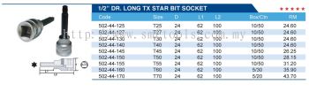 1/2" DR. LONG TX STAR BIT SOCKET