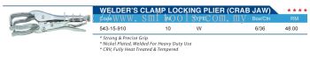 WELDER'S CLAMP LOCKING PLIER (CRAB JAW)