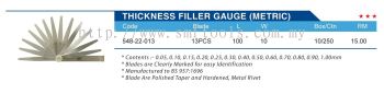 THICKNESS FILLER GUAGE (METRIC)