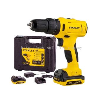 STANLEY SCD121S2K-B1 CORDLESS DRILL DRIVER 12V | 1500RPM | 3/8" 10MM COME WITH 2x 1.5AH BATTERY & CHARGER [ SCD121S2K ]