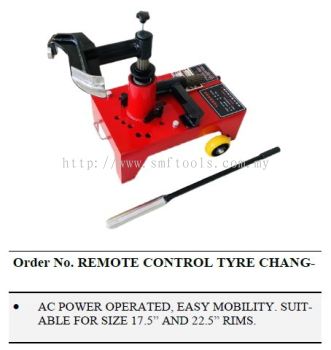 AC POWERED TIRE CHANGER WITH REMOTE