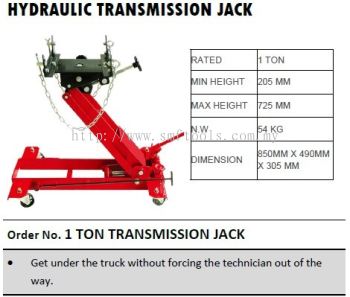 1TON HYDRAULIC TRANSMISSION JACK