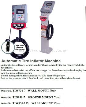 TIRE INFLATOR MACHINE