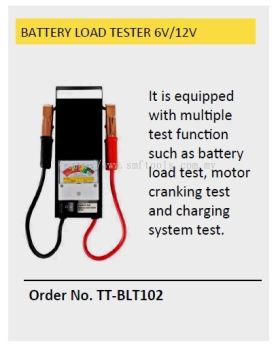 BATTERY LOAD TESTER 6V / 12V