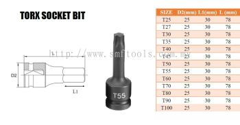 IMPACT TORX SOCKET BIT