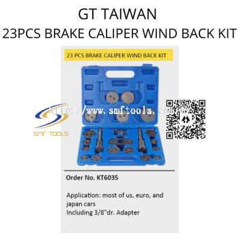 GT TAIWAN 23PCS BRAKE CALIPER WIND BACK KIT