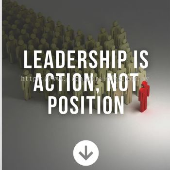 Leadership Is Action, Not Position