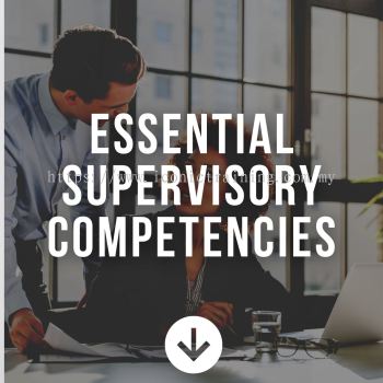 Essential Supervisory Competencies