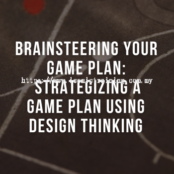 Brainsteering Your Game Plan: Strategizing a Game Plan Using Design Thinking