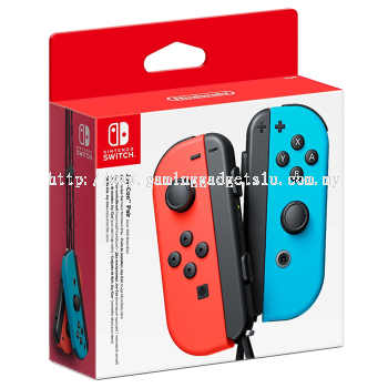 Nintendo Switch Joy Con Controller Neon Red Neon Blue 