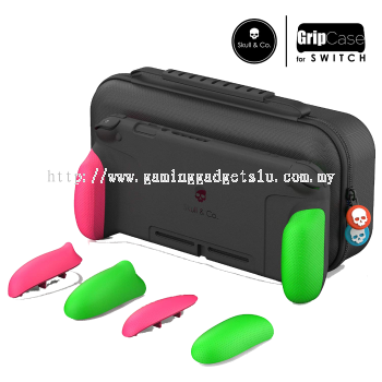 Skull & Co Grip Case For Switch (Green/Pink)