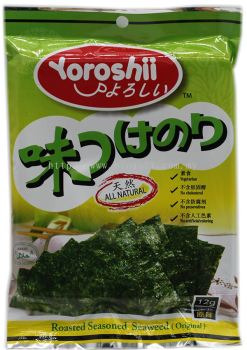 Yoroshii Seasoned Seaweed 12 Bundles (Original)