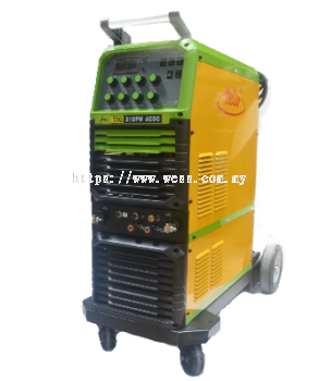 MELLO TIG315PW AC/DC (MOS) 3 Phase Inverter With Trolly & Water Cooler Tig Welding , Input Power 9kVA , Output Power 10-315 , 66kG