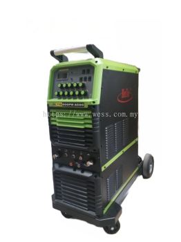 MELLO TIG500PW AC/DC (IGBT) 3 Phase Inverter with Trolly & Water Cooler Tig Welding , Input Power 20.4kVA Output Range 10-500 , 75Kg