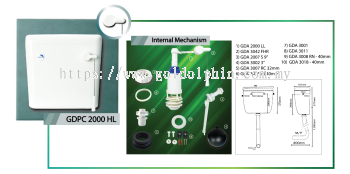 High Level Lever Handle Plastic Cistern