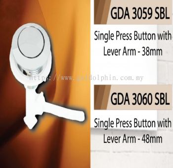 Single Press Button with Lever Arm