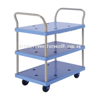 Prestar PB-105-P Triple Deck Dual-Handle Trolley