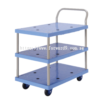 Prestar PB-115-P Triple Deck Single-Handle Trolley