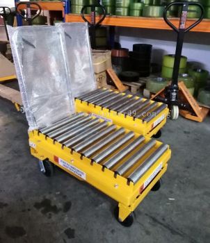 Manual Lift Table with Conveyor Roller