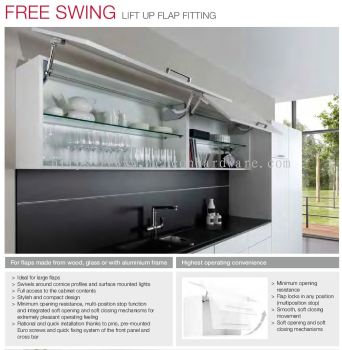 Free Swing Lift Up Flap Setting