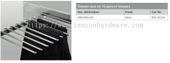 Trauser Rack for 10 Pairs of Trousers