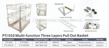 Multi Function Three Layers Pull Out Basket