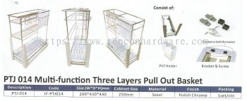 Multi Function Two Layers Pull Out Basket