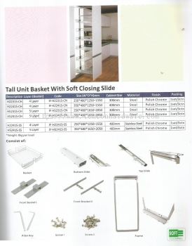 Tall Unit Basket With Soft Closing Slide