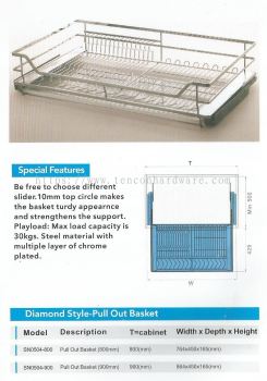 Diamond Style-Pull Out Basket