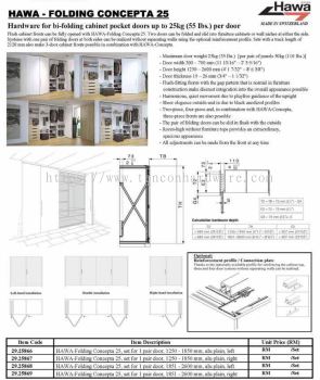 Hawa Concepta ( Folding Door) 