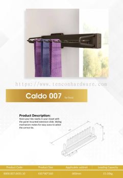 CALDO 007 TIE RACK