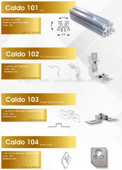 CALDO 8100 SERIES CLOSET SYSTEM- 101,102,103,104