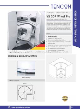 VS COR-CORNER CABINETS (VS COR WHEEL PRO)