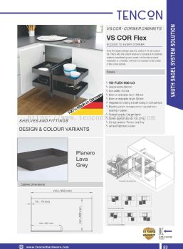 VS COR-CORNER CABINETS (VS COR FLEX)