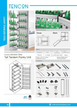 Tall Tandem Pantry Unit (TT450-SS)