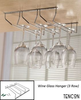 GHG-07 Three Row Glass Rack