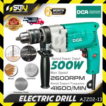 DCA AJZ02-13 Electric Drill 500W 2600RPM