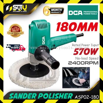 DCA ASP02-180 180MM Sander Polisher 570W 2400RPM