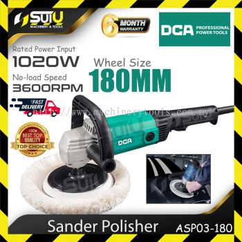 DCA ASP03-180 180MM Sander Polisher 1020W 3600RPM