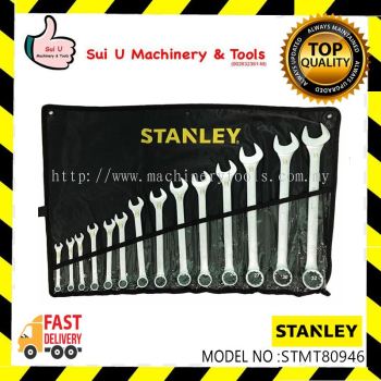 STANLEY STMT80946 14PCS Carbon Steel Combination Wrench Set