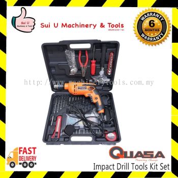 QUASA Impact Drill Tools Kit Set 600w 13mm