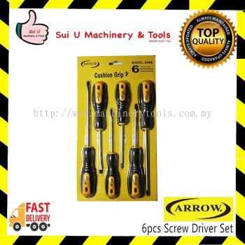 ARROW 81006 6 PCS Screwdriver Set