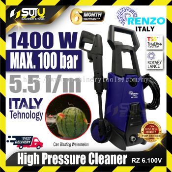 RENZO RZ6.100V High Pressure Cleaner / Water Jet 1400w 100 Bar