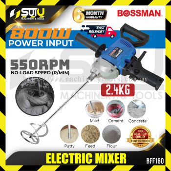BOSSMAN BFF160 / BFF-160 Electric Mixer 800W 550RPM