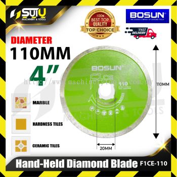 BOSUN F1CE / F1CE-110 4" Hand-Held Diamond Blade