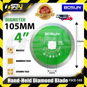 BOSUN F3CE / F3CE-105 4" Hand-Held Diamond Blade